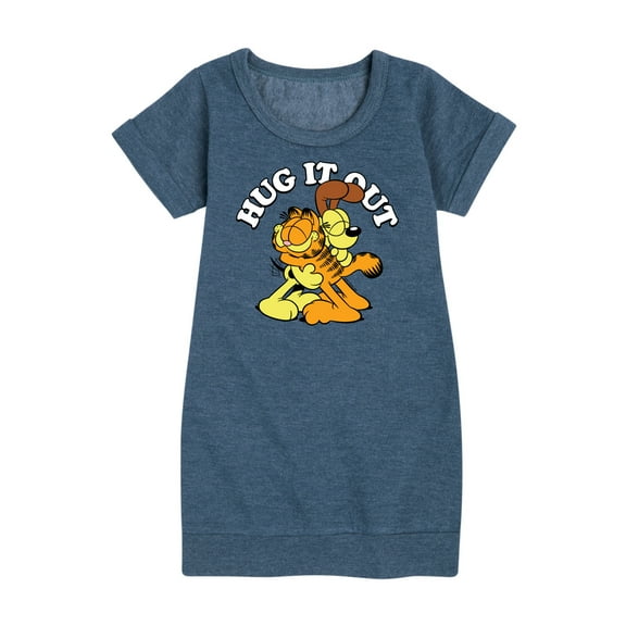 Garfield - Hug It Out - Toddler & Youth Girls Fleece Dress