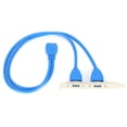 thumbnail image 1 of Expansion US Bracket,USB Rear Panel Bracket USB Baffle Line Dual USB Baffle Cable Exceptional Craftsmanship, 1 of 14