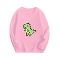 thumbnail image 2 of Antinious Toddler Girls Hoodies Tops,Casual Long Sleeve Sweatshirt for Boys Girls,Fashion Girl And Boy' Casual Long Sleeve Round Neck Printing ,Pink,120, 2 of 3