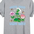 thumbnail image 3 of Disney - Alice In Wonderland - Grow Your Own Way - Women's Oversized T-Shirt, 3 of 5