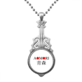 thumbnail image 1 of Aomori Japaness nombre de ciudad sol rojo bandera Colgante Joyería Música Guitarra Torque Star Moon Unbranded M, 1 of 3