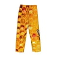 thumbnail image 5 of Disketp Bees On Hive Honeycomb Men'S Pajama Pants - Ultra Soft Fleece Sleep And Lounge Pants (Size: S-Xxl), 5 of 9