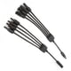 thumbnail image 3 of Adaptador impermeable Ticfox del conector del cable de rama Y del panel solar 2 piezas negro, 3 of 11