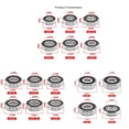 thumbnail image 3 of Mountain Road Bike 608R/6000/S6902Rs Multi-Specification Hub Bearing, 3 of 8