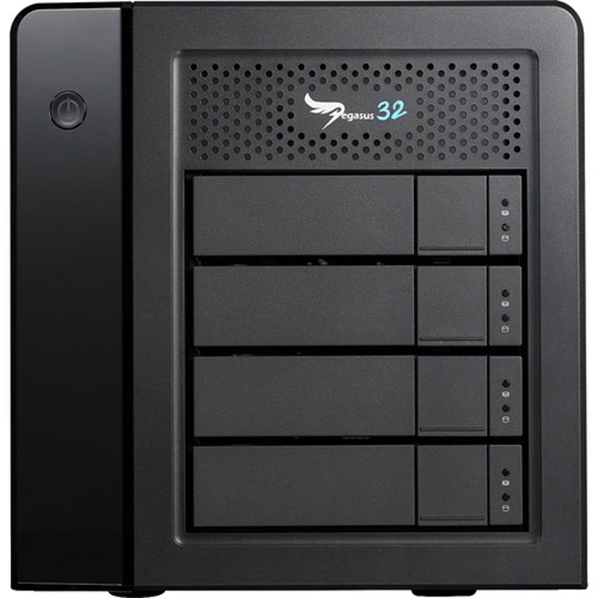 Promise Pegasus32 R4 - Hard drive array - 40 TB - 4 bays (SATA-600) - HDD 10 TB x 4 - Thunderbolt 3, USB 3.2 Gen 2 (external)