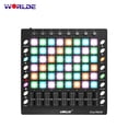 thumbnail image 1 of WORLDE WORLDE PAD48 USB MIDI Pad Controller with USB Cable, No Sound Module, Compatible with Windows & Mac OS, Black Plastic Design, Compact 25.6cm x 25.6cm Size, Includes Power & Connection Cables, 1 of 7