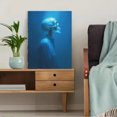 thumbnail image 5 of Gothic Skeleton Valentine Canvas Print, Dark Academia Spooky Halloween Ready To Hang Home Wall Decor Art, 5 of 8
