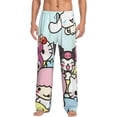 thumbnail image 2 of Lsque Sanrio Print Men's Pajama Pants, Lounge Pant - Comfortable Home Wear,Elastic Waistband, Stylish Design-Medium, 2 of 9