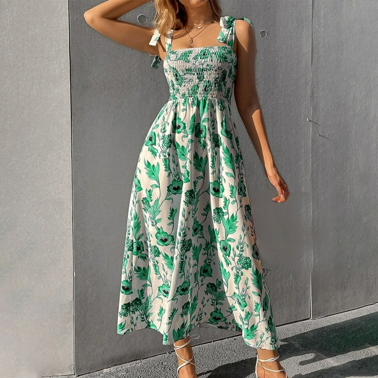 Bohemian Vacation Print Patchwork Square Collar Sleeveless Two Pieces(9 Colors) Bohemian Vacation Print Patchwork Square Collar Sleeveless Two Pieces(9 Colors)