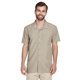 thumbnail image 1 of Camisa de campamento con textura de Barbados para hombre KHAKI 4XL harriton M560, 1 of 1