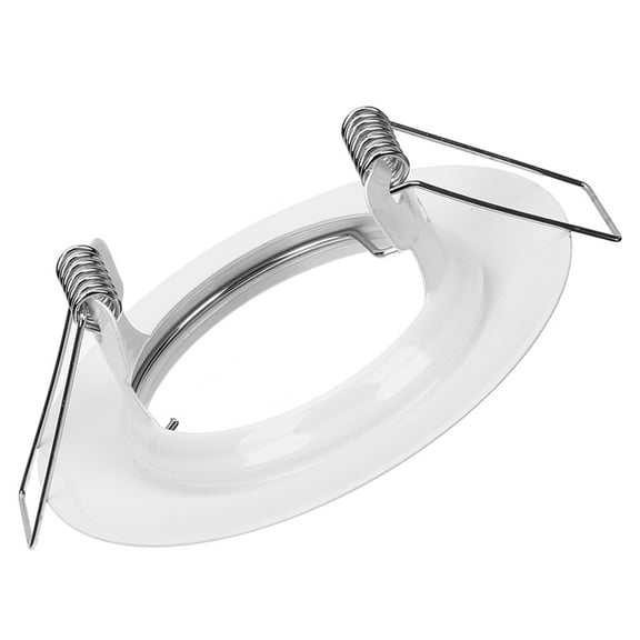 NICEXMAS Recessed Light Cover Recessed Light Trim Ring Frame White 1Pack Iron