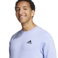 thumbnail image 4 of Men's adidas Feel Cozy Fleece Sweatshirt Color: Blue Spark Size: XL, 4 of 4