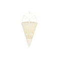 thumbnail image 2 of Cadancy Wall Hanging Planter Basket for Indoor Outdoor Plants Vertical Carrot Shaped Garden Decor Woven Flower Pot Holder Rattan Container Ferns Succulents Herbs Porch Balcony Patio Organizer, 2 of 6