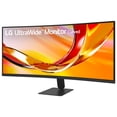 thumbnail image 3 of LG 34" UltraWide WQHD 1440p 1800R Curved Office Monitor, Black, 34U601B-B, 3 of 7