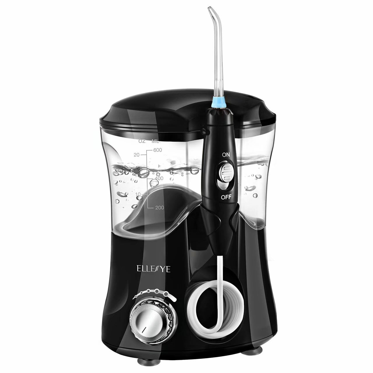 Water Flosser, 600ml Oral Irrigator with 7 Multifunctional Jet Tips & 1