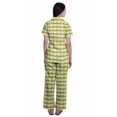 thumbnail image 4 of Moomaya Ensemble de Pyjama à Manches Courtes Imprimé pour Femmes Chemise de Nuit Boutonnée Imprimée, 4 of 6
