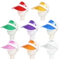 thumbnail image 2 of Fashion Summer Outdoor Sports Sun Protection Cap Unisex Clear Plastic Visor Hat, 2 of 8