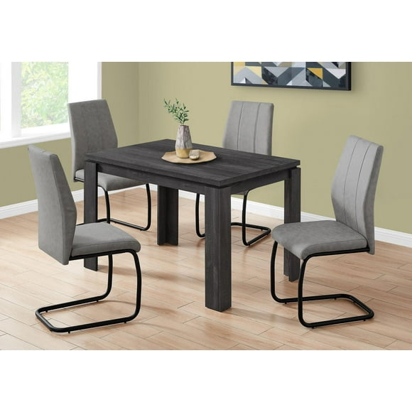 Monarch Specialties Dining Table, 48" Rectangular, Small, Kitchen, Dining Room, Laminate, Black, Contemporary, Modern