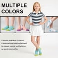 thumbnail image 2 of GENTABY 12 Pairs Girls Socks Cotton Ankle Socks For Kids 1-14 Years, 2 of 6