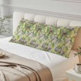 thumbnail image 4 of Green Botanical Body Pillow Covers 20"x54", Spring Floral Summer Botanical Rustic Soft Brushed Microfiber Breathable Throw Pillow Covers, Pillowcase with Zipper for Couch Sofa Bedroom Living Room, 4 of 9