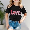 thumbnail image 2 of Godom Short Sleeve Shirt for Girls Cotton Tees Girls' Summer T Shirts, 2 of 5