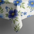thumbnail image 5 of Pioneer Flower Floral Print Pattern Square Tablecloth, Waterproof Wipeable Spillproof Washable Table Cover for Home Kitchen Party Decor, 52"x52", 5 of 6