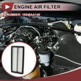 thumbnail image 2 of Filtro de aire del motor Unique Bargains Elemento de filtro de aire No.16546AA140 para Subaru B9 Tribeca 2006-2007 1 Pc Larga vida para automóvil, 2 of 7