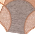 thumbnail image 6 of Alun Period High Waist Underwear for Women 3 Layer Leakproof Thin Breathable Panties for Menstrual Stretch Soft Comfortable Daily Wear Beige S, 6 of 8