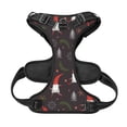 thumbnail image 5 of Lsque Cute Christmas Gnomes Dog Harness, No-Pull Pet Harness with 2 Leash Clips, Adjustable Soft Padded Dog Vest with Easy Control Handle for Large Dogs-, 5 of 9