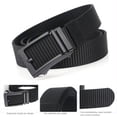 thumbnail image 4 of Toystoory Cinturones casuales para hombres Cinturones de golf Cinturones ajustables para hombres para jeans con hebilla deslizante automática Golf negro Toystoory OD016711-01, 4 of 6