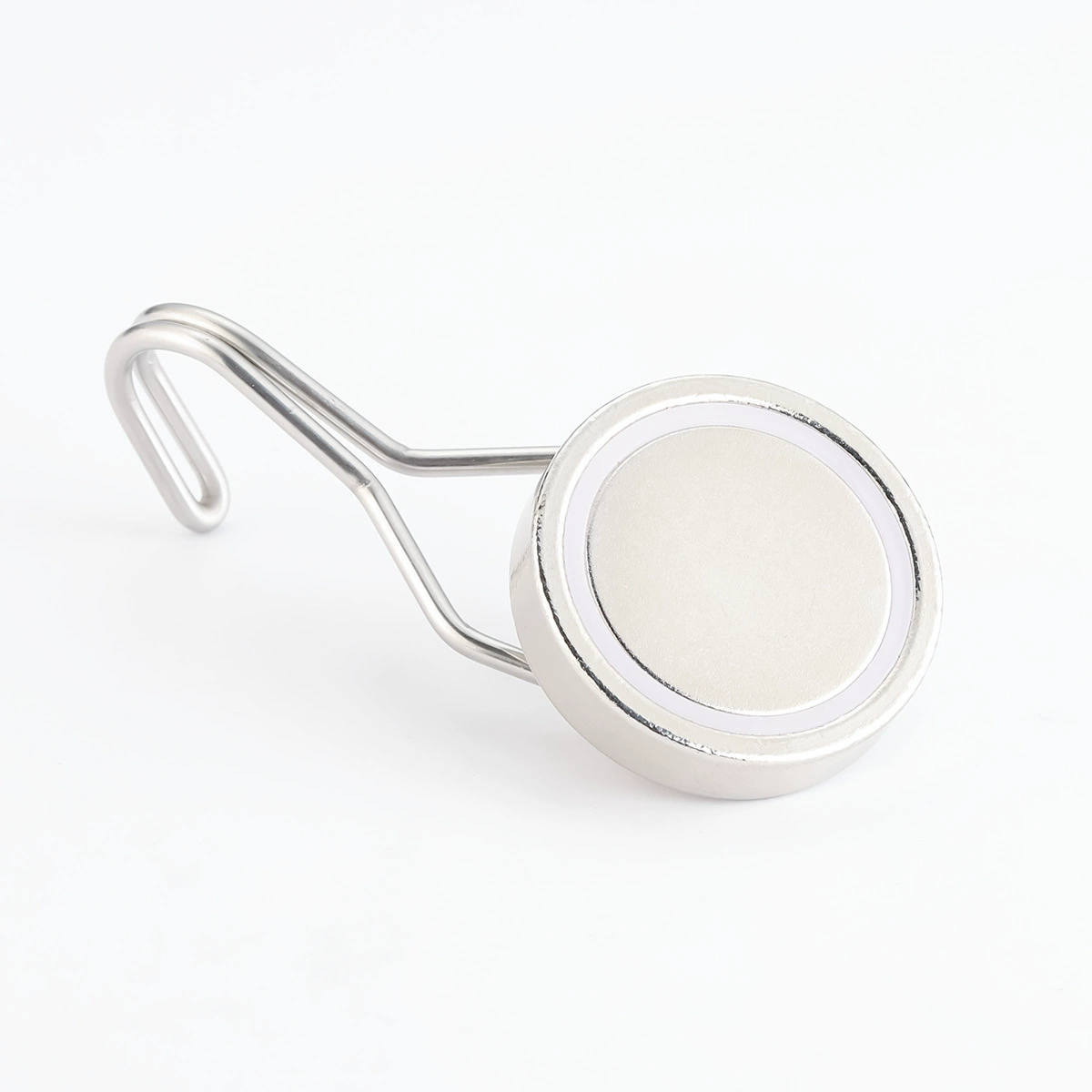XIHAMA Pack of 10 180° Rotating Magnetic Hooks - Silver G16 - Drill-Free Installation
