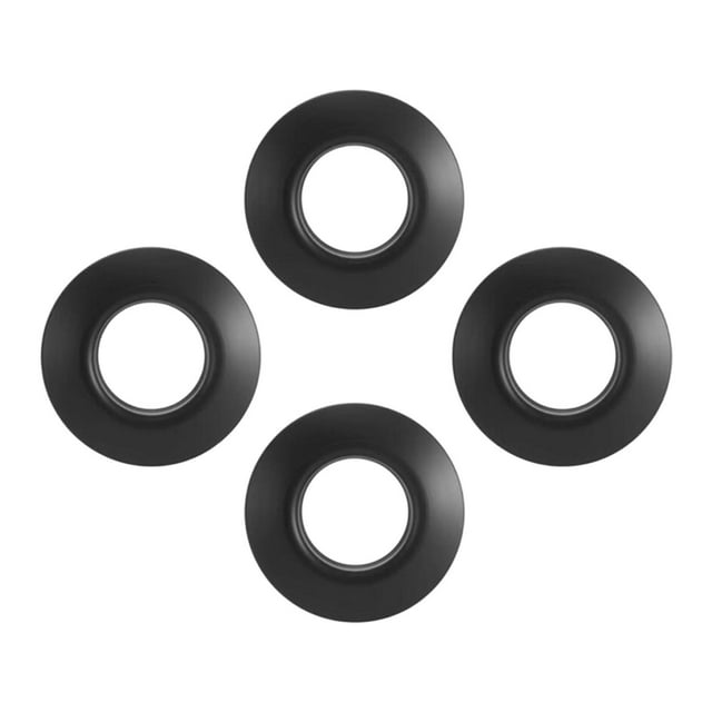S SERENABLE 4 Pieces Kayak Paddle Drip Rings Paddle Shaft Drip Rings for Rafting Boating Black