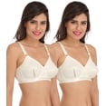 thumbnail image 3 of Ossirrio Women's Delicate Everyday Plus Size Cotton Bra Full Coverage Non Wired Non Padded Bra, 3 of 5