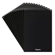 New Staples Steno Pads 6" x 9" Gregg Ruled Green 80 Sheets/Pad Dozen Pads/Pack
