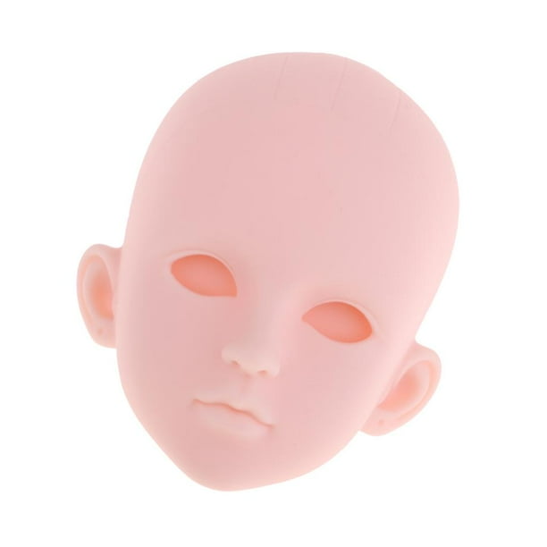 1 Pieza de Cabeza Femenina de Muñeca Esculpe Partes de Cuerpo de Muñeca Articuladas SM SunniMix bjd girl doll head sculpt