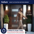 thumbnail image 7 of Solus USA Hutton Small Wall Lighting Fixture with Photocell and Motion Sensor, White, 7 of 7