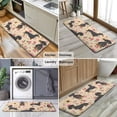 thumbnail image 6 of Dachshund and Flower Kitchen Rug Mat,Kitchen Runner Rugs Non Skid Washable,Decorative Kitchen Floor Mats for Kitchen,Sink,Laundry,17"x47.2", 6 of 7