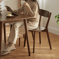 thumbnail image 7 of Marsrizon Oak Wood Dining Chairs, Mid Century Modern Dining Chairs, Dining Room Chairs with Curved Backrest, Kitchen Chairs for Dining Room, 7 of 7