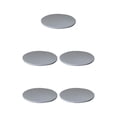 thumbnail image 1 of tamizeot Round Table Cloth Waterproof Dining Tablecloth Protector No Wash Cover Non Slide Decoration Party Bar Restaurant Hotel Gray 5Set, 1 of 6
