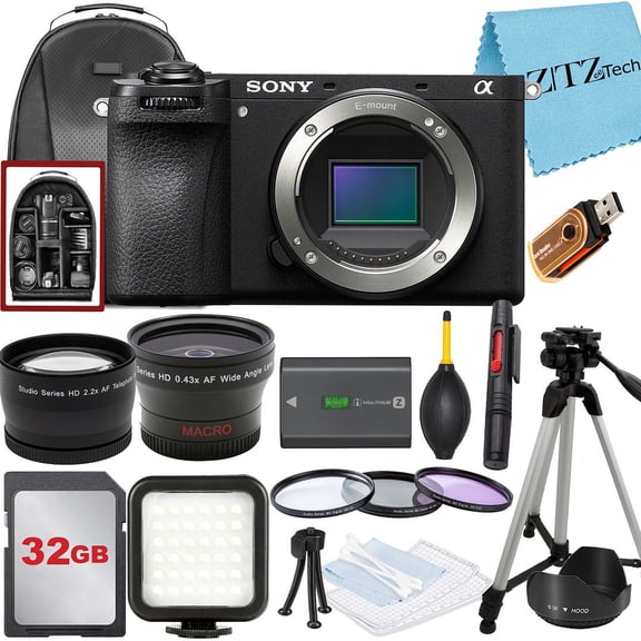 Sony Alpha a6700 26MP Mirrorless Camera Body Only Deluxe 32GB (International Model)