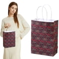 thumbnail image 4 of 12 Pcs Valentine’s Day Gift Bag, Valentine's Day Theme Paper Tote Bag Gift Heart shaped Love Weddings Engagements Anniversaries 5.9 x 3.14 x 8.26", 4 of 5
