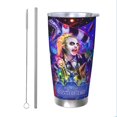 thumbnail image 1 of Vaso Beetlejuice de 20 oz, taza de viaje para café con aislamiento al vacío de acero inoxidable, taza de café, taza de viaje con tapa, taza térmica para exteriores, 1 of 8