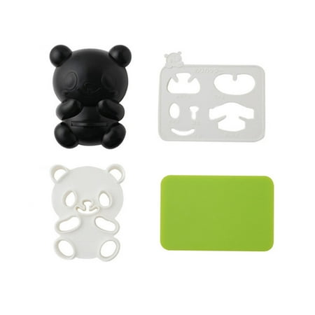 

Rice Ball Molds Sushi Panda Maker Mould Spoon Kitchen Cooking Utensil Tools Set
