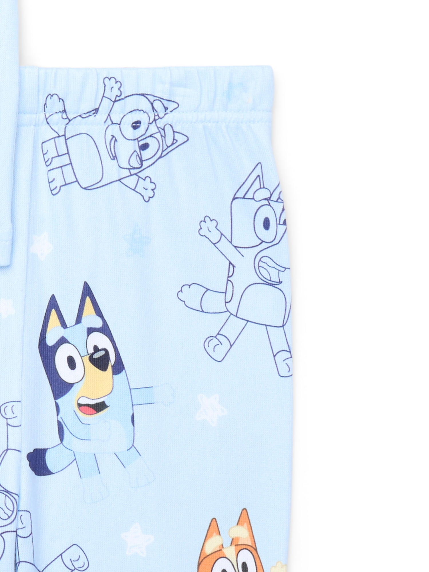 Bluey Boys Long Sleve and Pant Pajama Set, Sizes 4-10