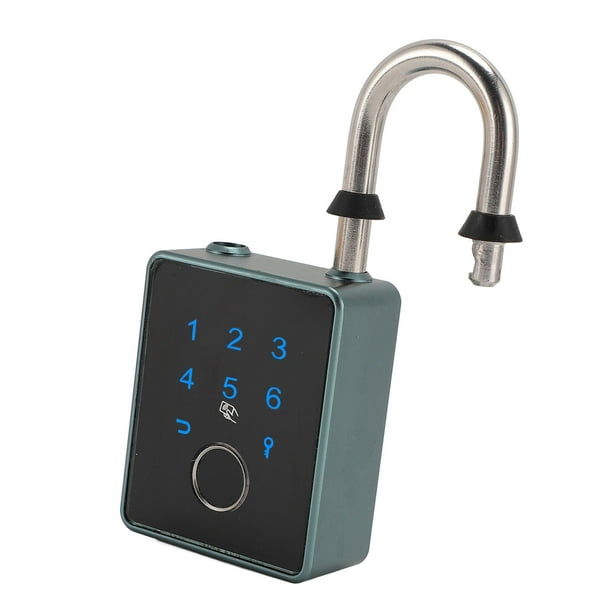Candado de Huella Digital, Candado Inteligente Impermeable Con Biométrico Sin Llave, Control de Aplicacia, Cerrado de Casillero para Casillero de Gimnasio, Puerta, Equipaje