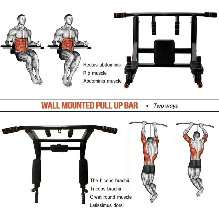 Wall mounted tricep dip bars new arrivals