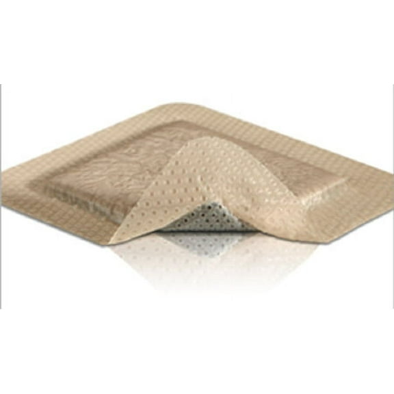 Foam Dressing with Silver Mepilex Border Ag  4 X 10 Inch Rectangle Sterile1 Count