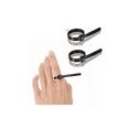thumbnail image 3 of Juego De Medidor De Anillos Y Anillero De Plástico, 3 Piezas negro, 3 of 4