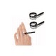 thumbnail image 3 of Juego De Medidor De Anillos Y Anillero De Plástico, 3 Piezas negro, 3 of 4
