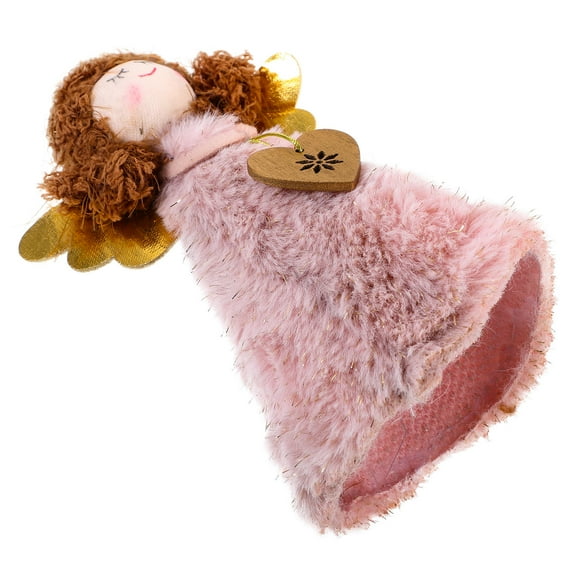 FENGGUIQU PVC Angel Christmas Tree Topper, Festive Holiday Decoration for Xmas Trees, Seasonal Home Decor